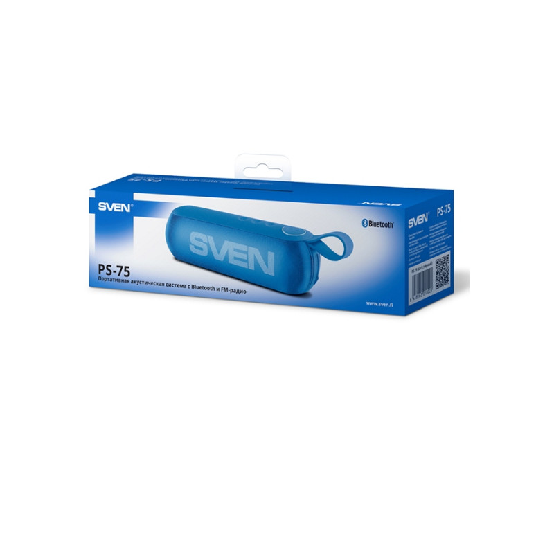 Портативная колонка Sven PS-75, Blue