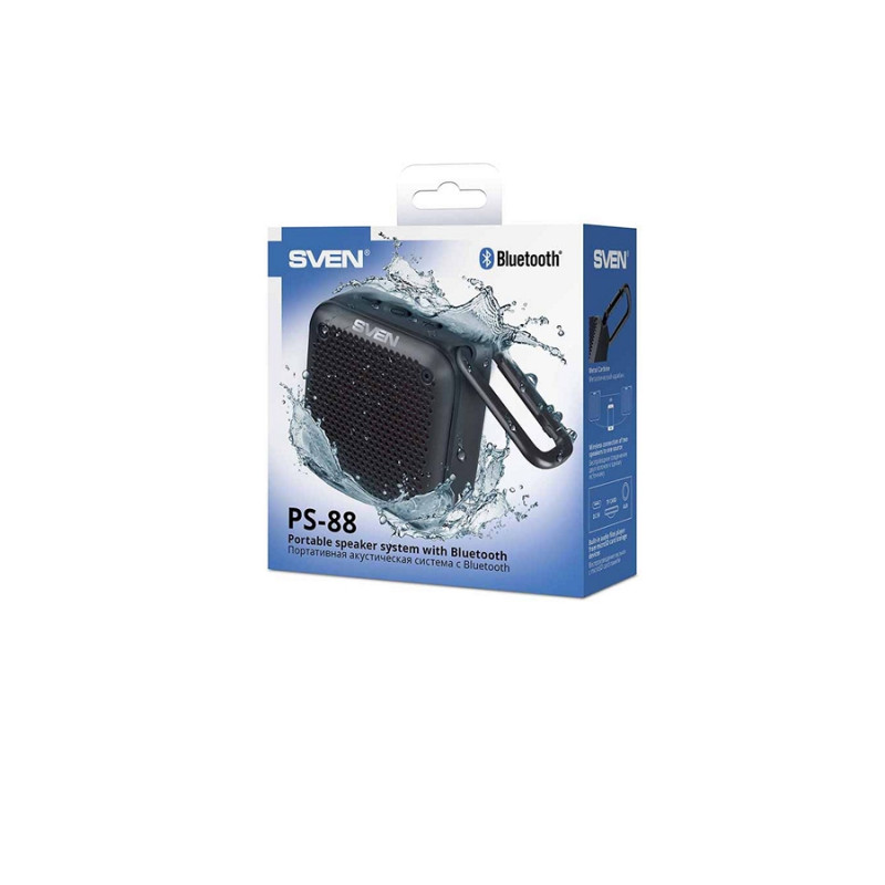 Портативная колонка Sven PS- 88, Black