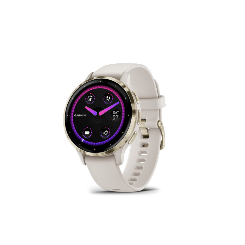 Smartwatch Garmin Venu 3S, Ivory / Soft Gold