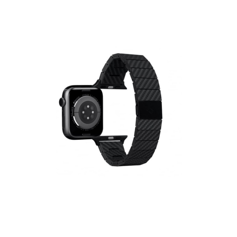 PITAKA for Apple Watch, Carbon Fiber, Black/Grey Twil