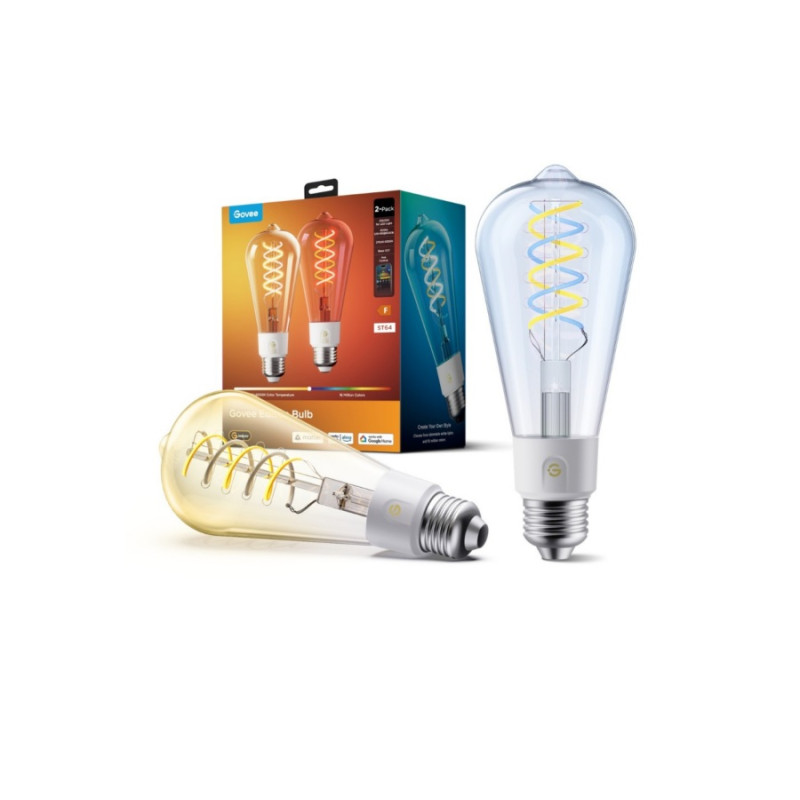 GOVEE ST64 Smart Edison Bulb (2Packs) E27