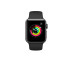 Apple Watch Series 3 38mm Space Grey/Black Sport Band