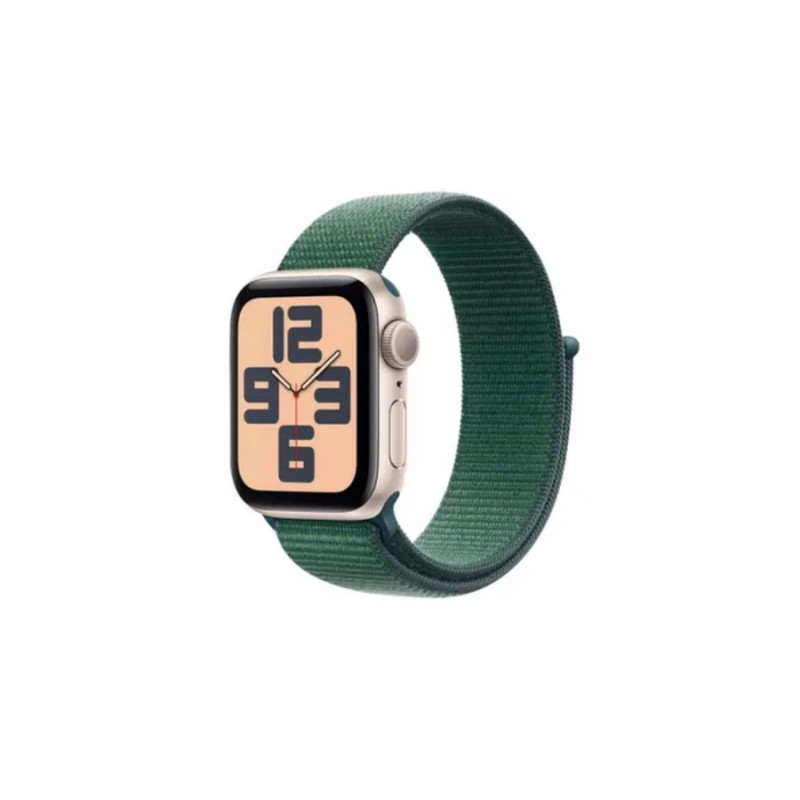 Smartwatch Apple Watch SE 2 40mm Aluminum Case with Lake Green Sport Loop, MXEH3 GPS, Starlight