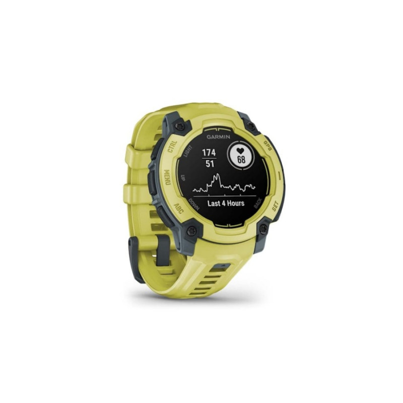 Smartwatch Garmin Instinct E – 45 mm, Electric Lime with Electric Lime Band