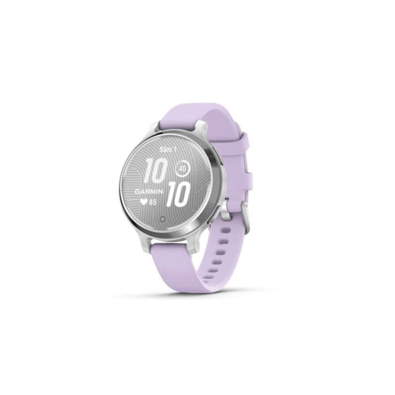 Умные часы Garmin Lily 2 Active, Silver/Jasmine Purple, Silicone Band