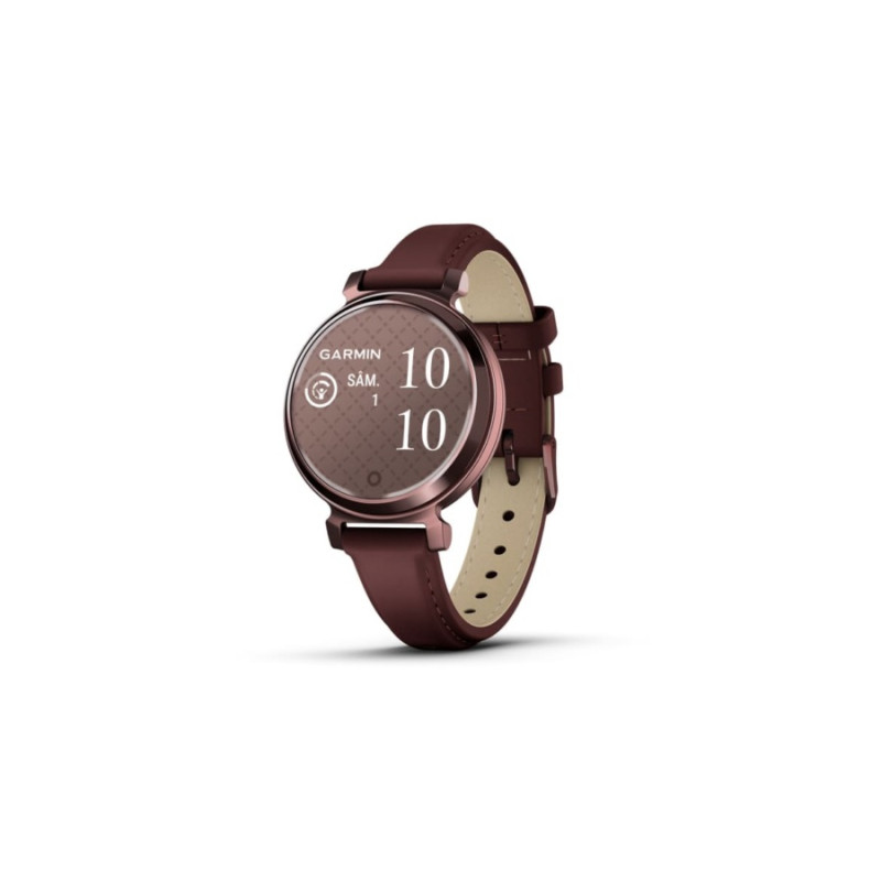 Умные часы Garmin Lily 2 Classic, Dark Bronze with Mulberry Leather Band