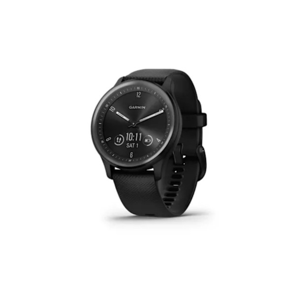 Smartwatch Garmin Vivomove Sport, Black Case and Silicone Band with Slate Accents