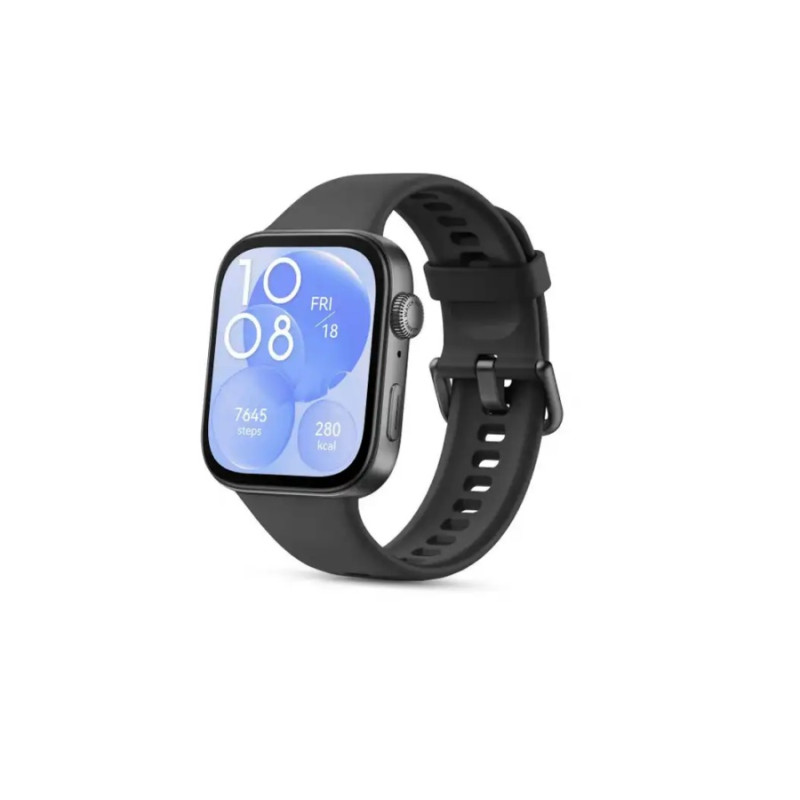 Умные часы Huawei Watch Fit 3, Black Fluoroelastomer Strap