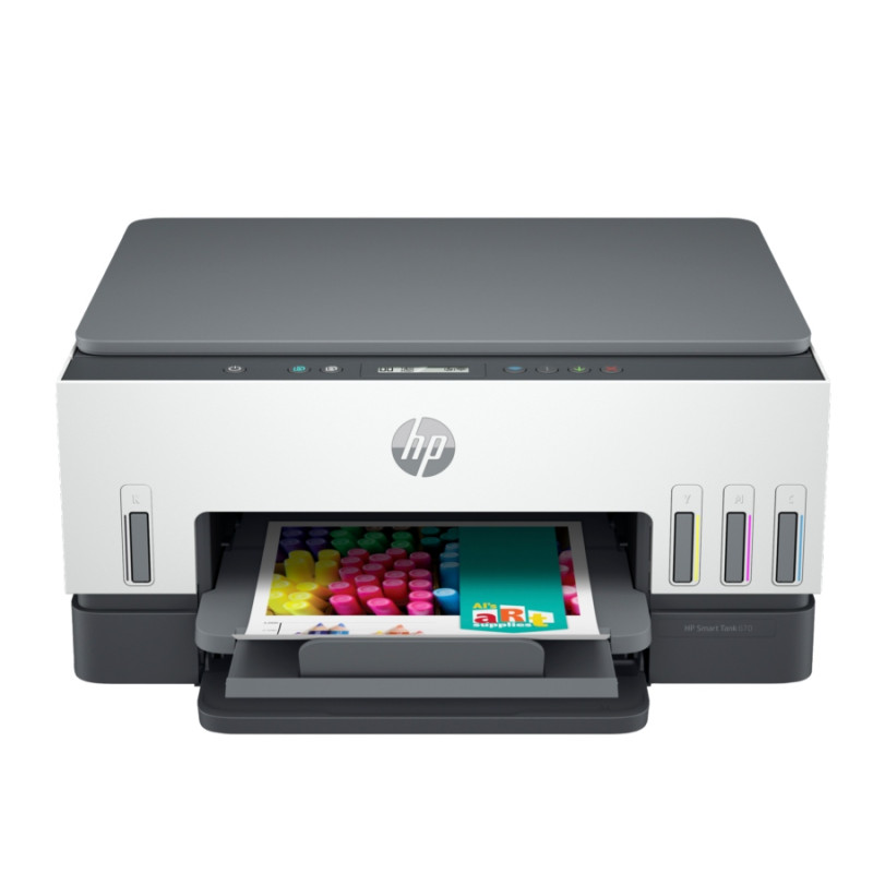 МФУ HP Smart Tank 670, белый/серый