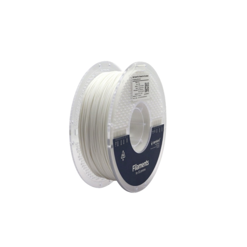 Gembird PLA Filament, White, 3DP-PLA1.75HY-01-W