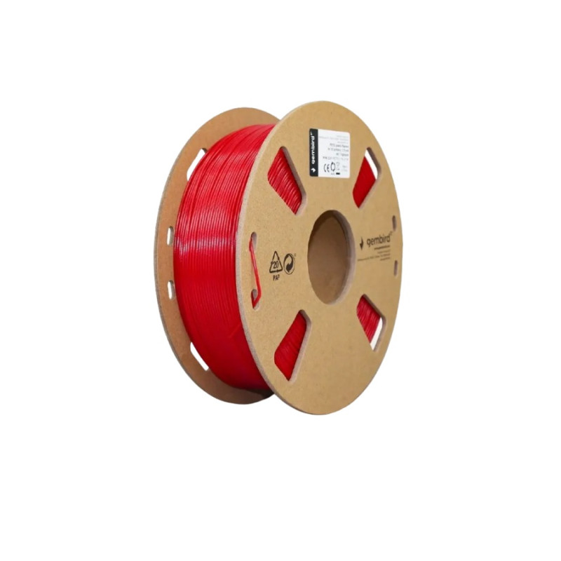 Нить Gembird Red, 3DP-PETG1.75-01-R