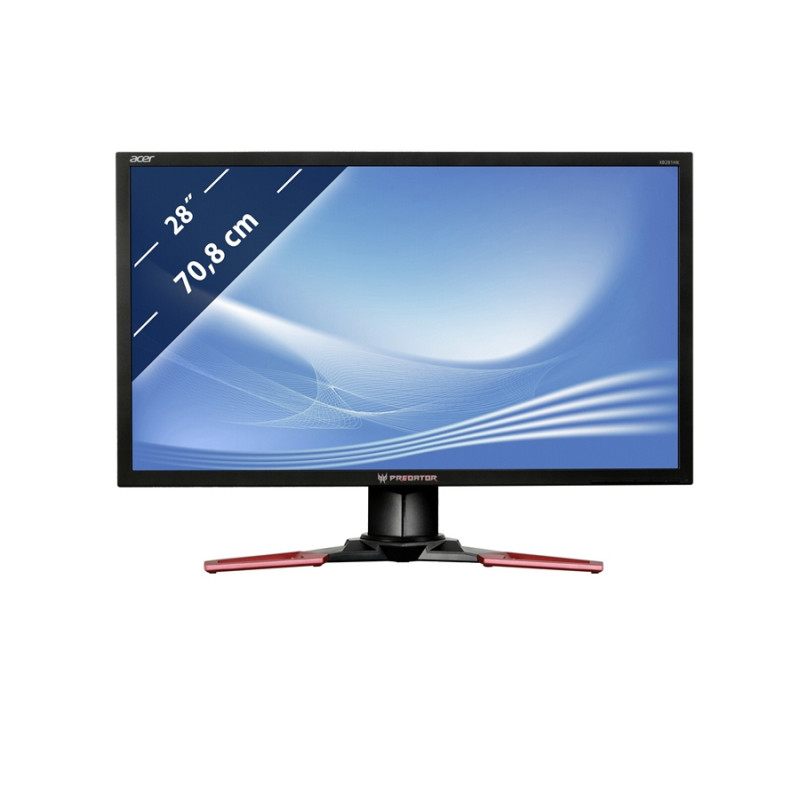 Acer Predator XB281HKBMIPRZ, ZeroFrame, Black/Red