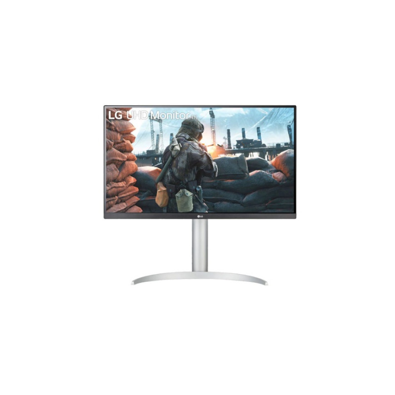 LG 27UP650-W, White/Silver