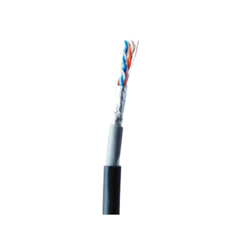 Кабель FTP Cat.6 для наружной установки, 23AWG 4X2X1/0,55 МЕДЬ, двойная оболочка, APC Electronic, 305 м