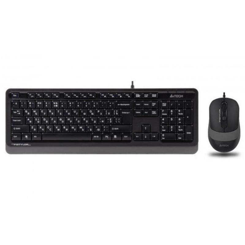 Клавиатура A4Tech F1010, Black/Grey