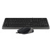 Клавиатура A4Tech F1010, Black/Grey