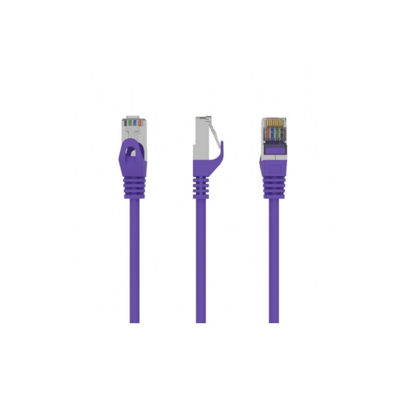 Патч-корд Cat.6/FTP,    0.25m, Purple, PP6-0.25M/V, Cablexpert