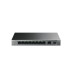 10-портовый 10/100/1000 Мбит/с POE+ коммутатор TP-LINK "LS1210GP", 8 портов PoE+, бюджет 61 Вт, автоматическое восстановление, SFP,