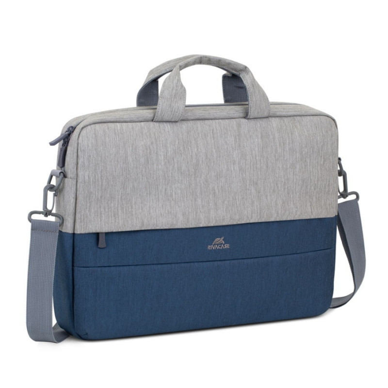 Сумка для ноутбука Rivacase 7532, Gray/Dark Blue