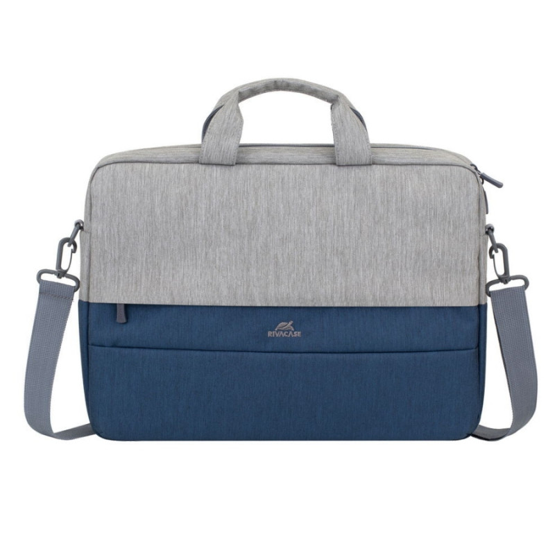 Сумка для ноутбука Rivacase 7532, Gray/Dark Blue