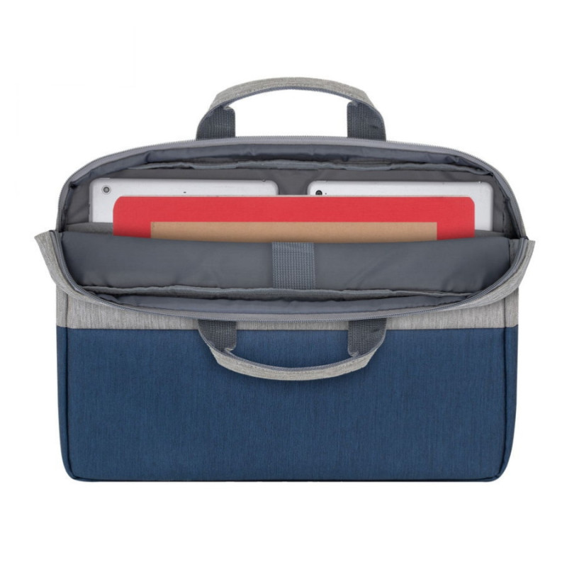 Сумка для ноутбука Rivacase 7532, Gray/Dark Blue