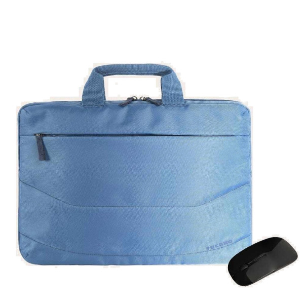 Сумка для ноутбука Tucano Idea 15.6" + Wireless Mouse, Blue