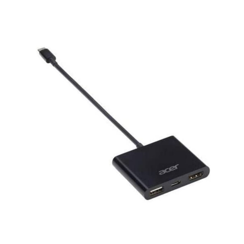 Acer 3 в 1 USB-C GEN1 — PD, HDMI, адаптер USB(A), черный
