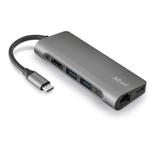 Многопортовый адаптер USB-C Trust Dalyx 7-в-1