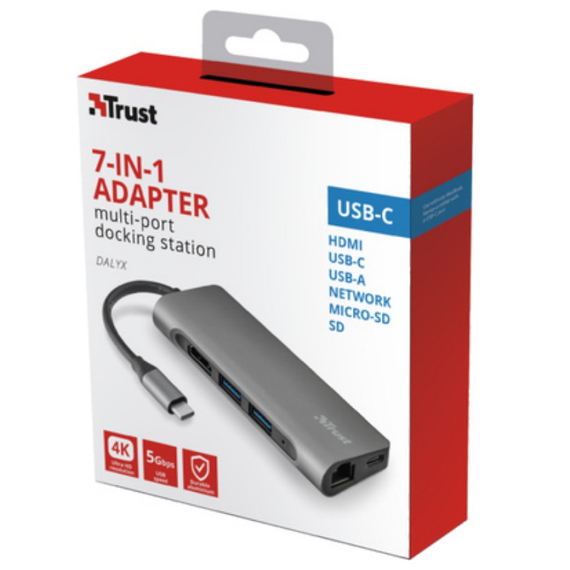 Trust Dalyx 7-in-1 USB-C Multiport Adapter