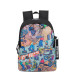 Рюкзак для ноутбука Rivacase 5420, 12L Skaters, Black