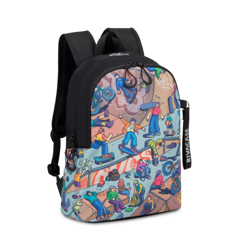 Рюкзак для ноутбука Rivacase 5420, 12L Skaters, Black