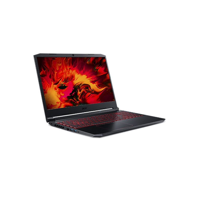 Acer Nitro AN515-44 FullHD (15.6" Ryzen 5 4600H, 16Gb DDR4, 512Gb M.2 PCIe NVMe+HDD Kit, GeForce GTX 1650Ti 4Gb, Linux), Obsidian Black