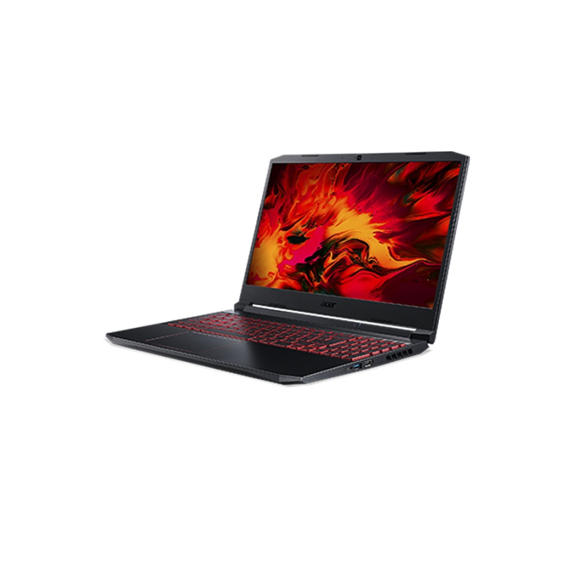 Acer Nitro AN515-44 FullHD (15.6" Ryzen 5 4600H, 16Gb DDR4, 512Gb M.2 PCIe NVMe+HDD Kit, GeForce GTX 1650Ti 4Gb, Linux), Obsidian Black