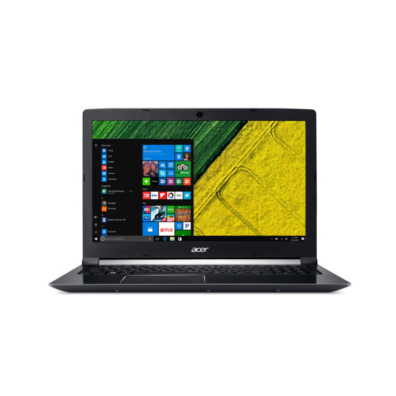 Acer Aspire A715-72G FullHD (15.6" i5-8300H, 16Gb DDR4, 128Gb SSD/1Tb, GeForce GTX1050Ti 4Gb, Linux), Black