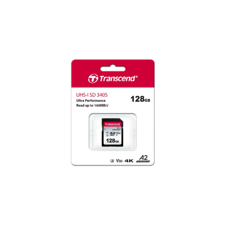 Карта памяти SD 128GB Transcend 340S TS128GSDC340S