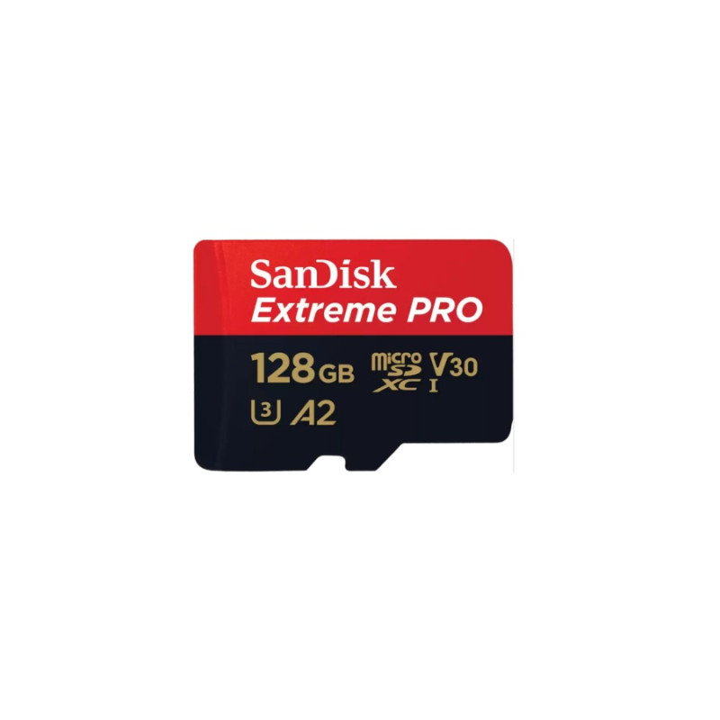 Карта памяти MicroSD 128 GB SanDisk Extreme SDSQXCD-128GGN6MA