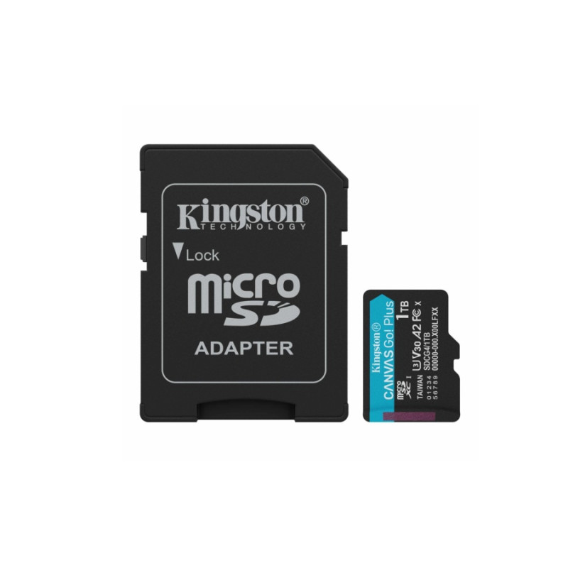 Карта памяти MicroSD 1.0TB Kingston Canvas Go! Plus Gen 4 SDCG4/1TB+SD adapter