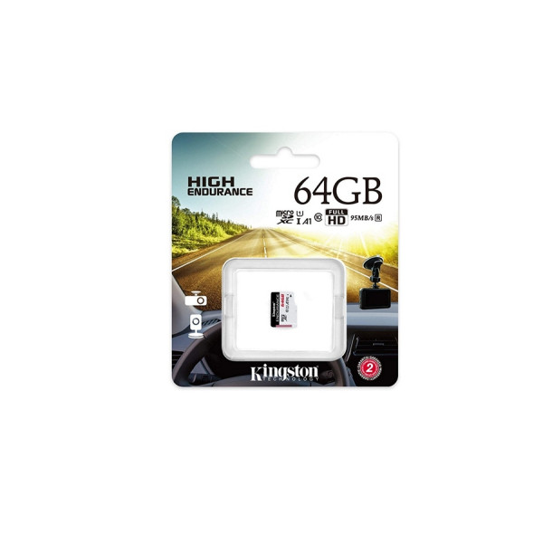 Карта памяти MicroSD 64GB Kingston High Endurance