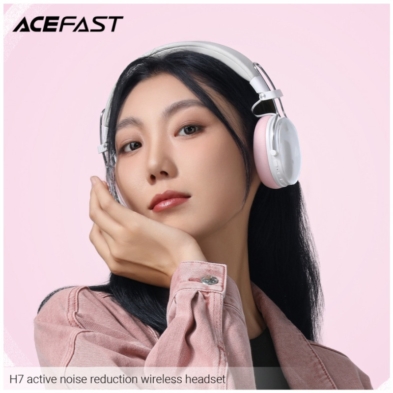 Наушники Acefast H7 Bluetooth 5.3, Pearl White