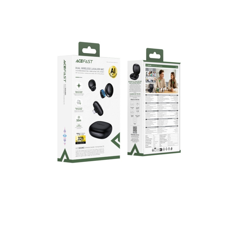 Microfon Acefast R5, Black