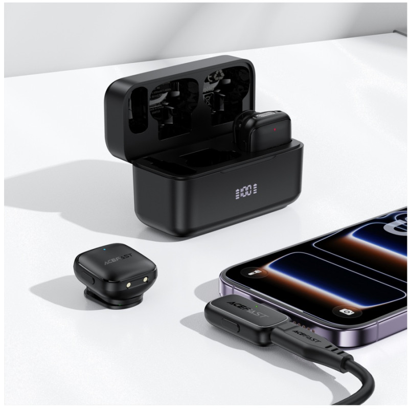 Microfon Acefast R6, Black