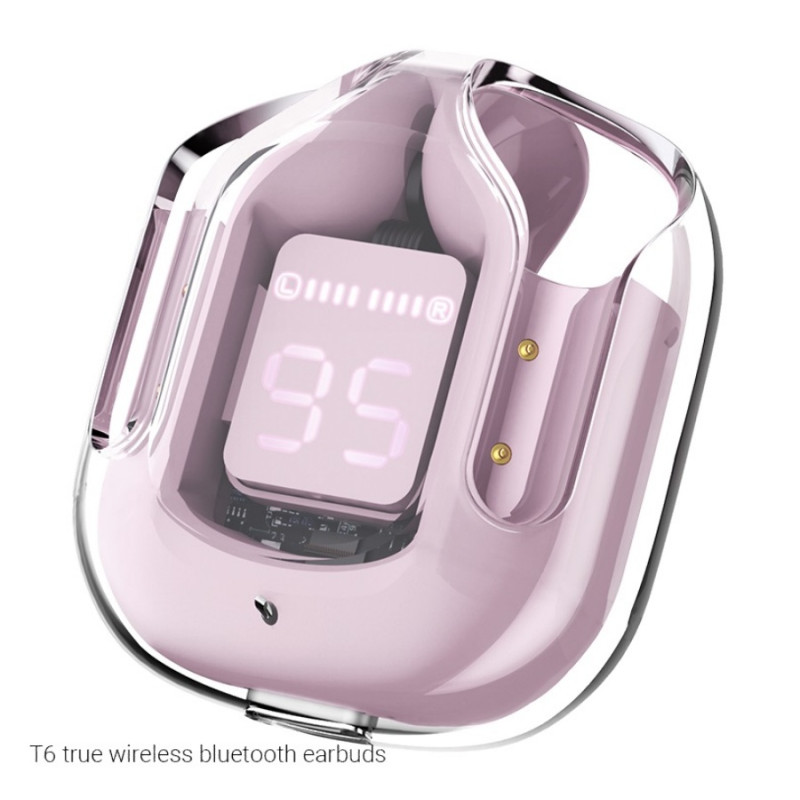 Casti Acefast T6 Bluetooth 5.3, Pink Lotus
