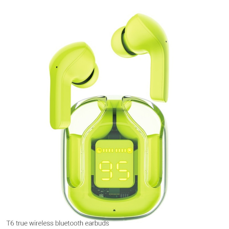 Наушники Acefast T6 Bluetooth 5.3, Youth Green