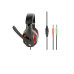 Casti Gembird GHS-03, Black/Red, GMB GHS-03