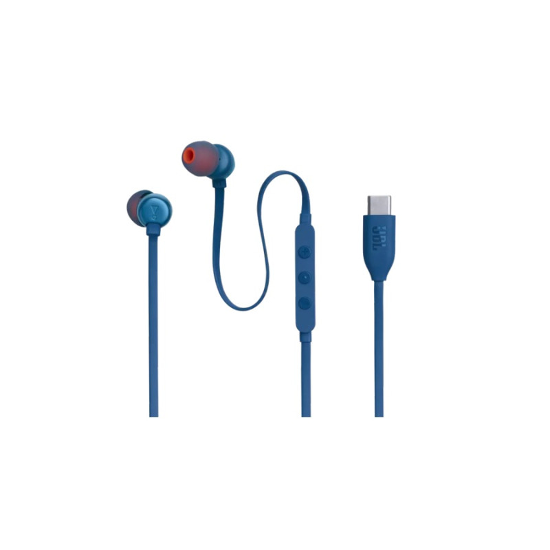 Наушники JBL T310C, Blue