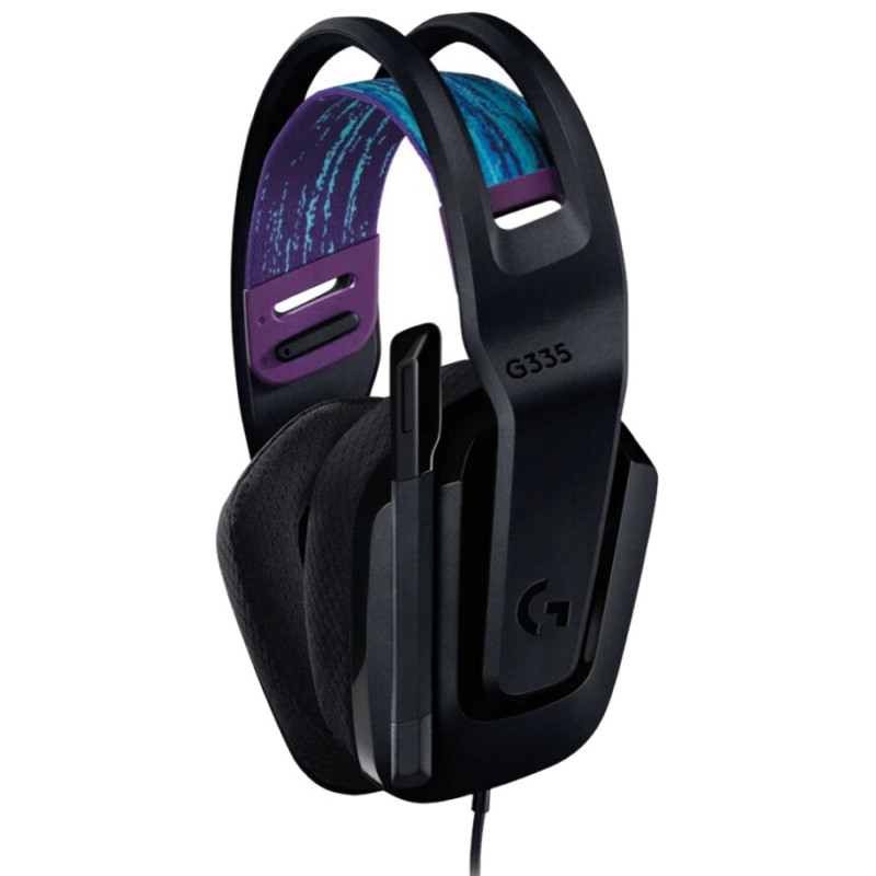 Наушники Logitech G335 Wired, Black