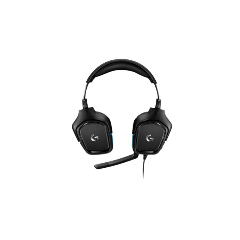 Наушники Logitech G432, Black/Blue