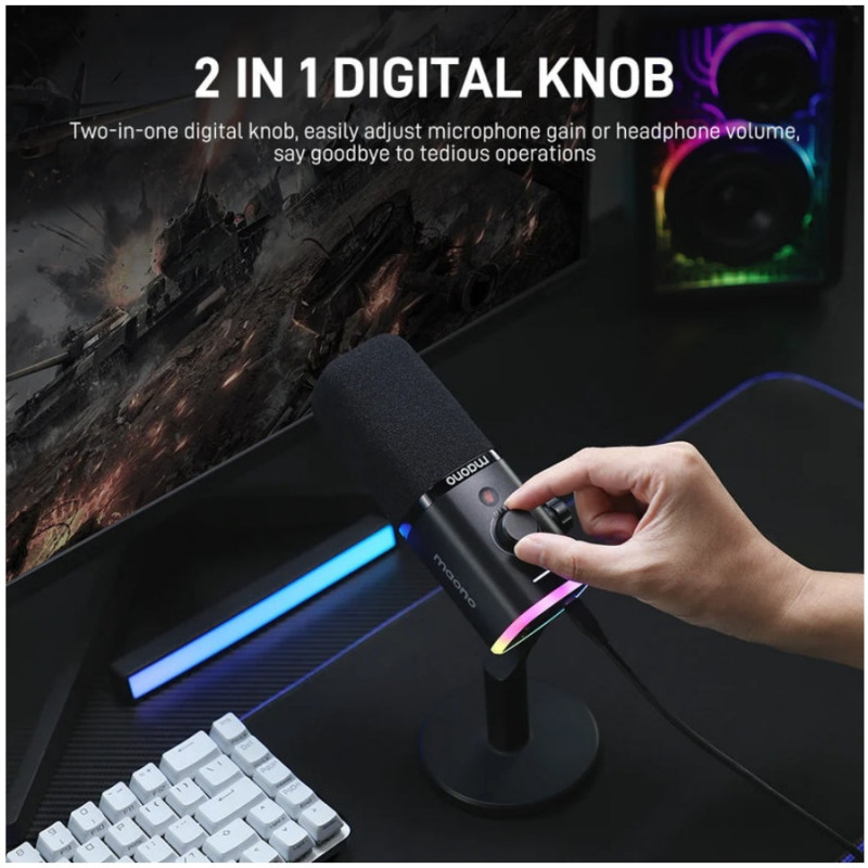 Microfon Maono PD100X, Black