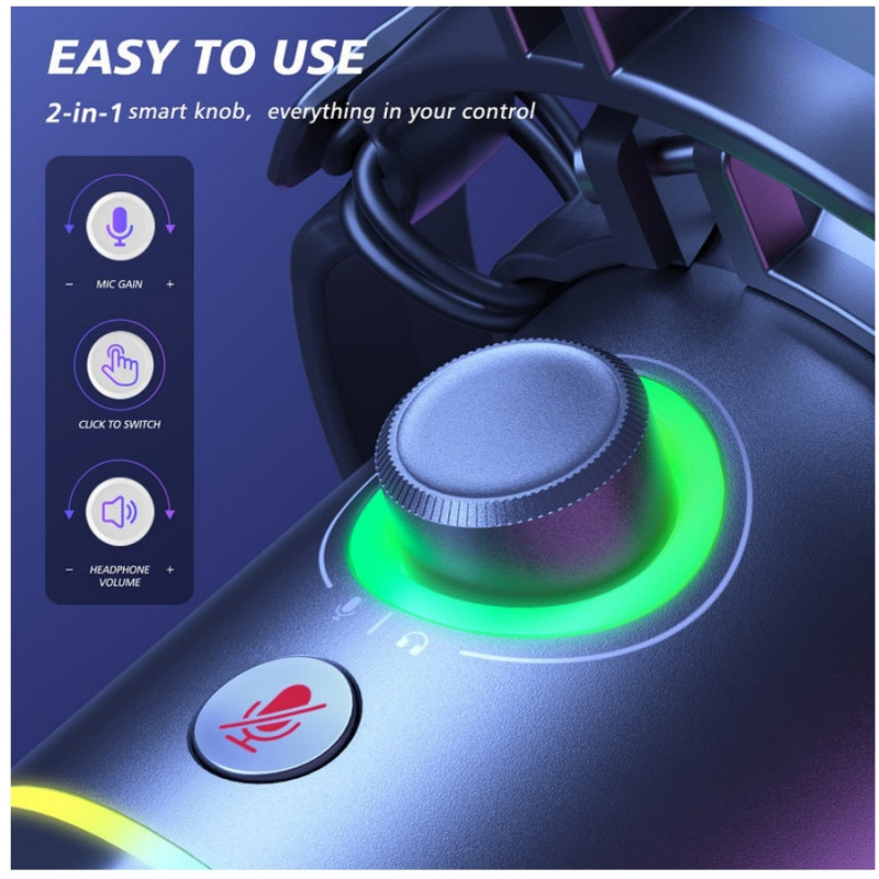 Микрофон Maono PD200XS, Black