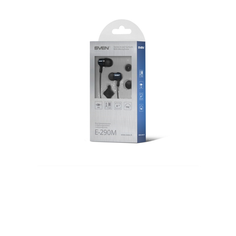 Наушники Sven E-290M, Black-Silver